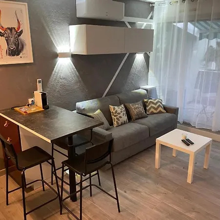 Apartamento Superbe Studio, Terrasse, Piscine, Parking *