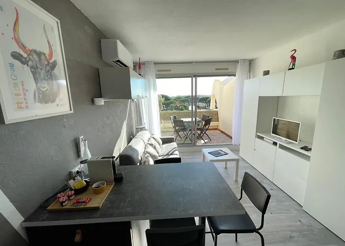 Superbe Studio, Terrasse, Piscine, Parking Le Grau-du-Roi